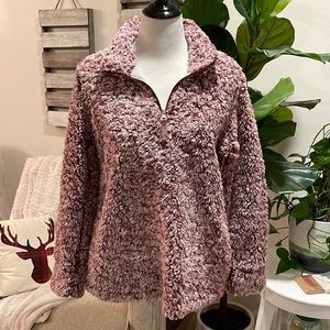 Purple Sherpa Pullover